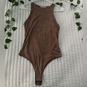 Gaze Animal Print Bodysuit